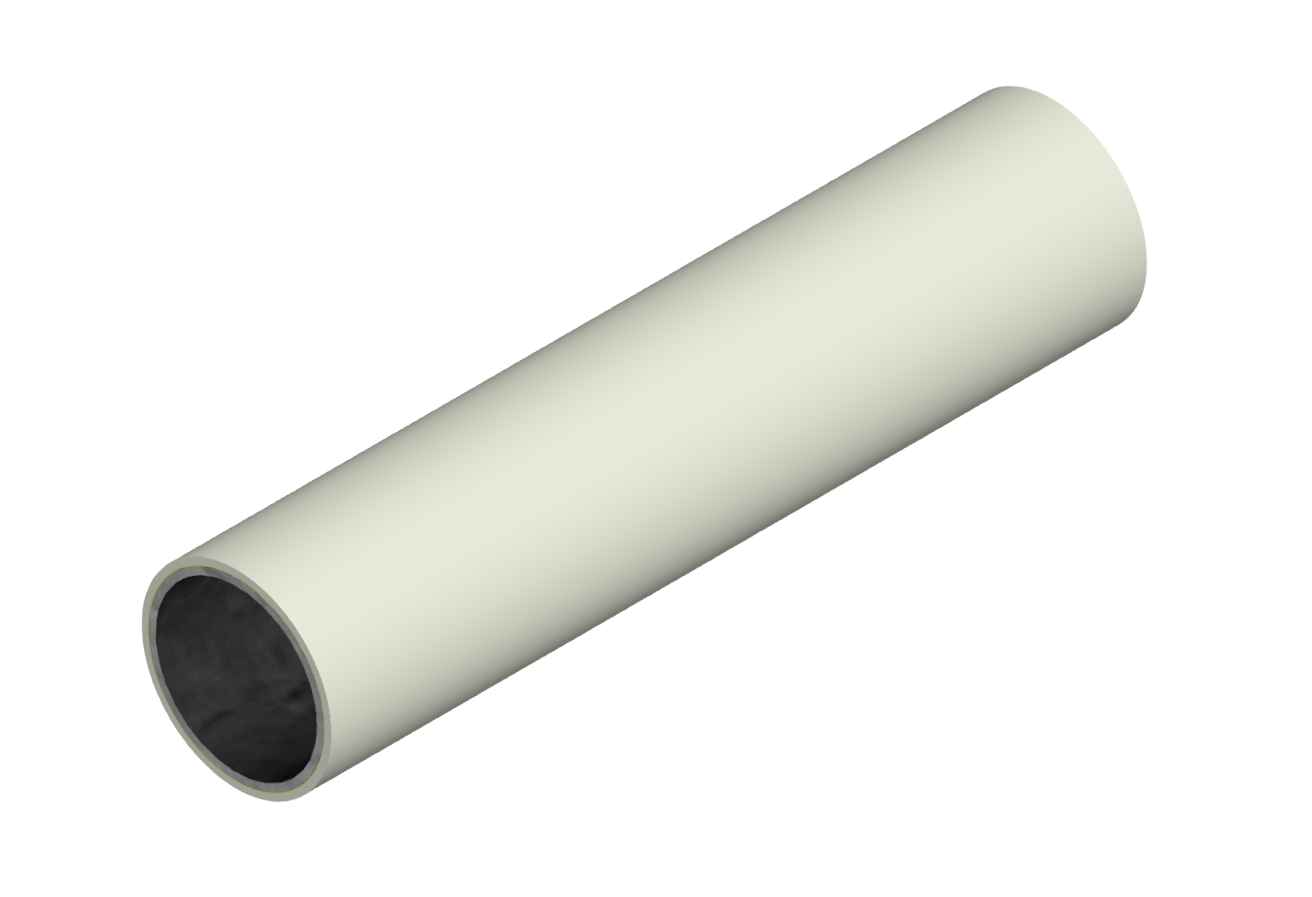 M-Tube 1 mm ivory