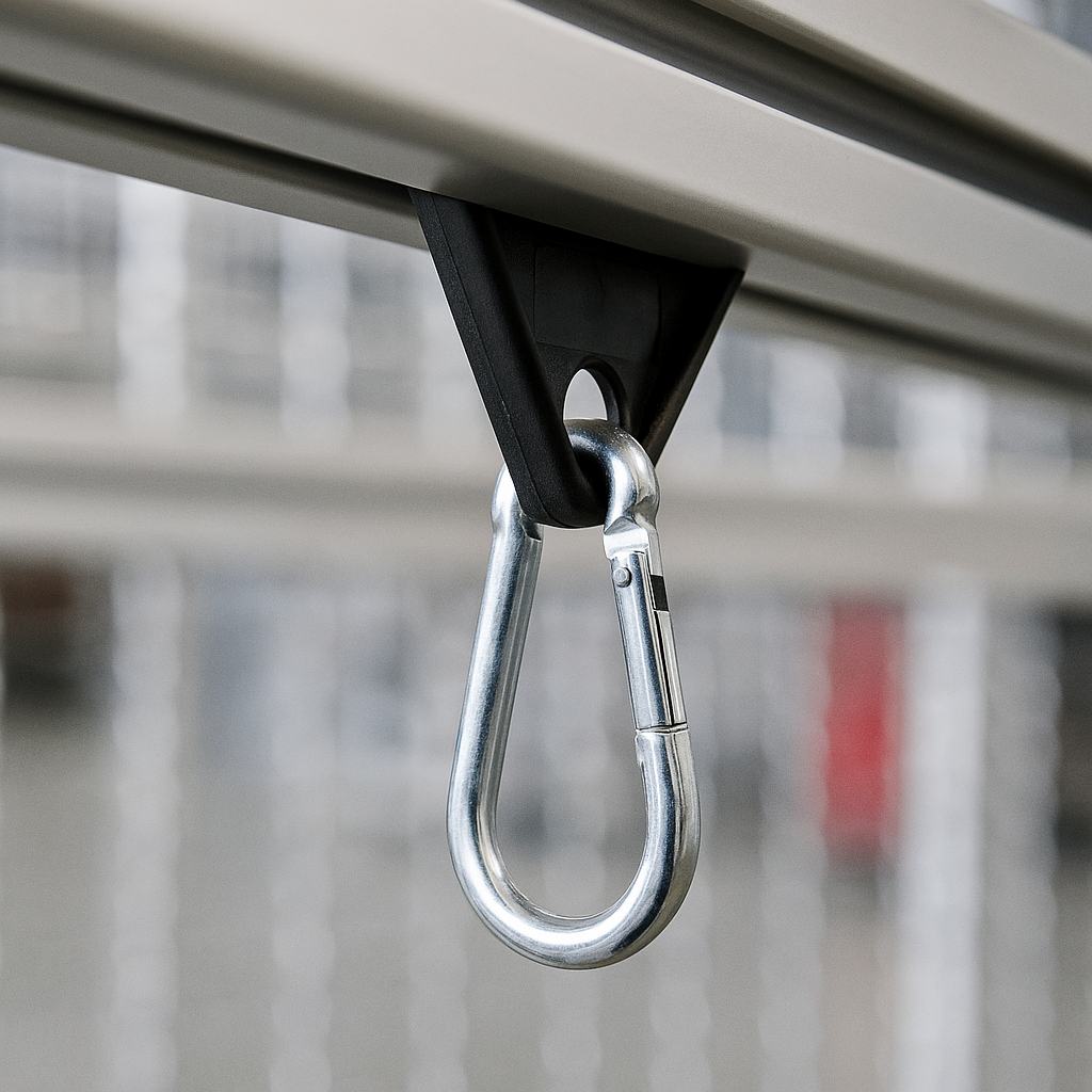 Karabinerhaken, verzinkt - 6/8/10