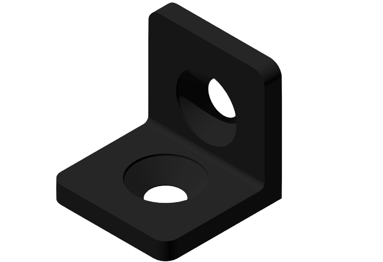 Angle Bracket 5 20, black Angle Bracket 5 20, black