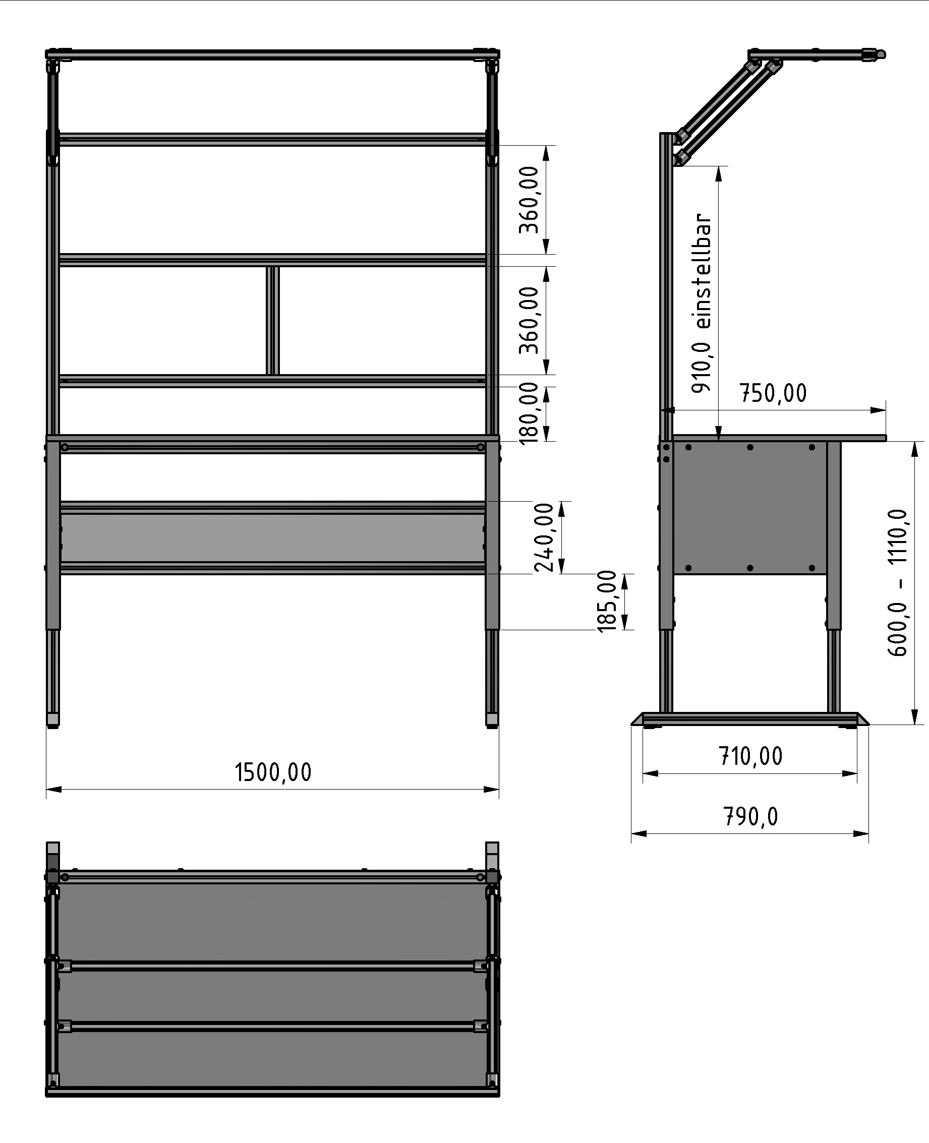 Basic Line plus worktable