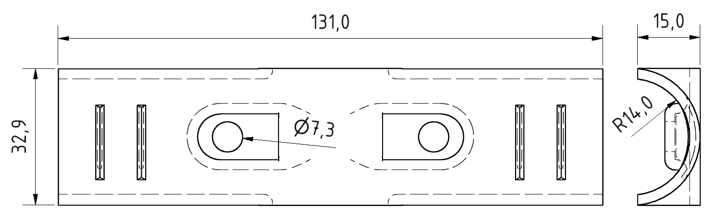 Grundverbinder beidseitig, vernickelt Grundverbinder beidseitig, vernickelt
