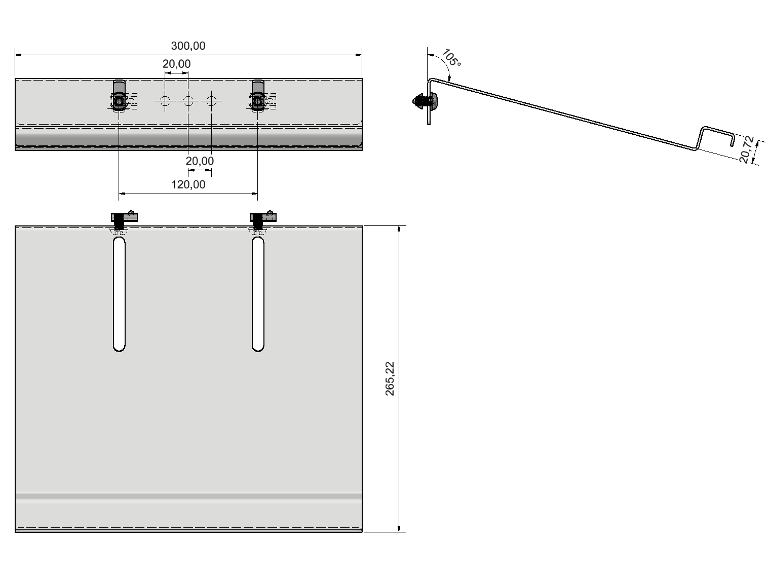 Cup Holder colsed, black-8 Cup Holder colsed, black-8