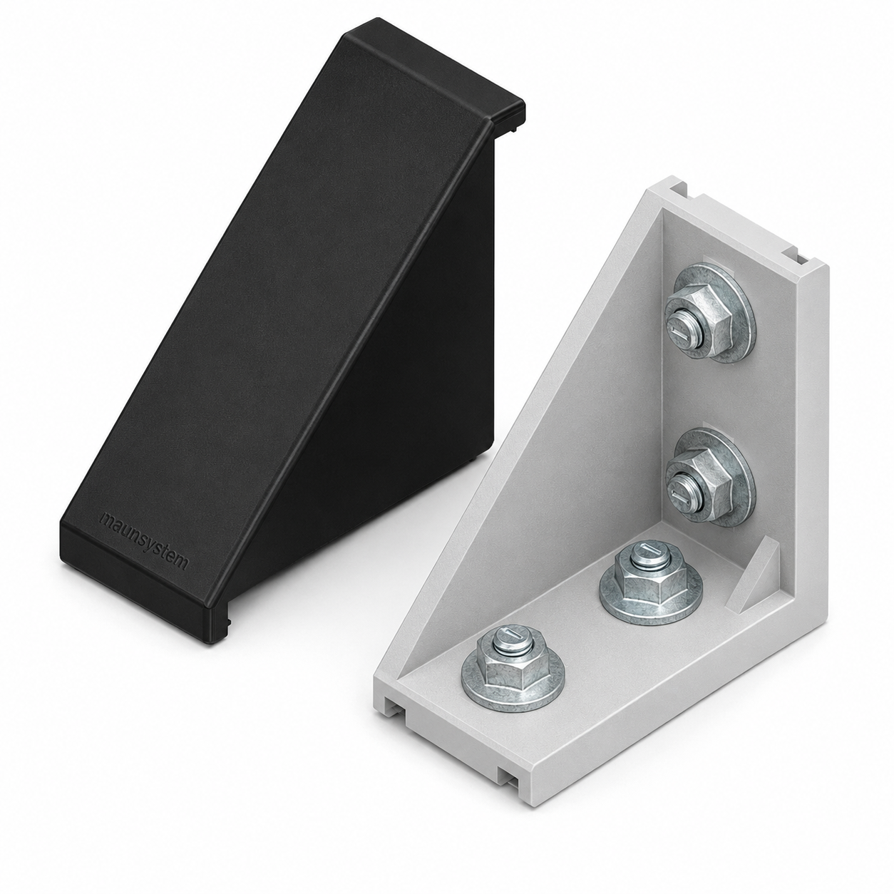 Winkelsatz 40x80, weißaluminium-10