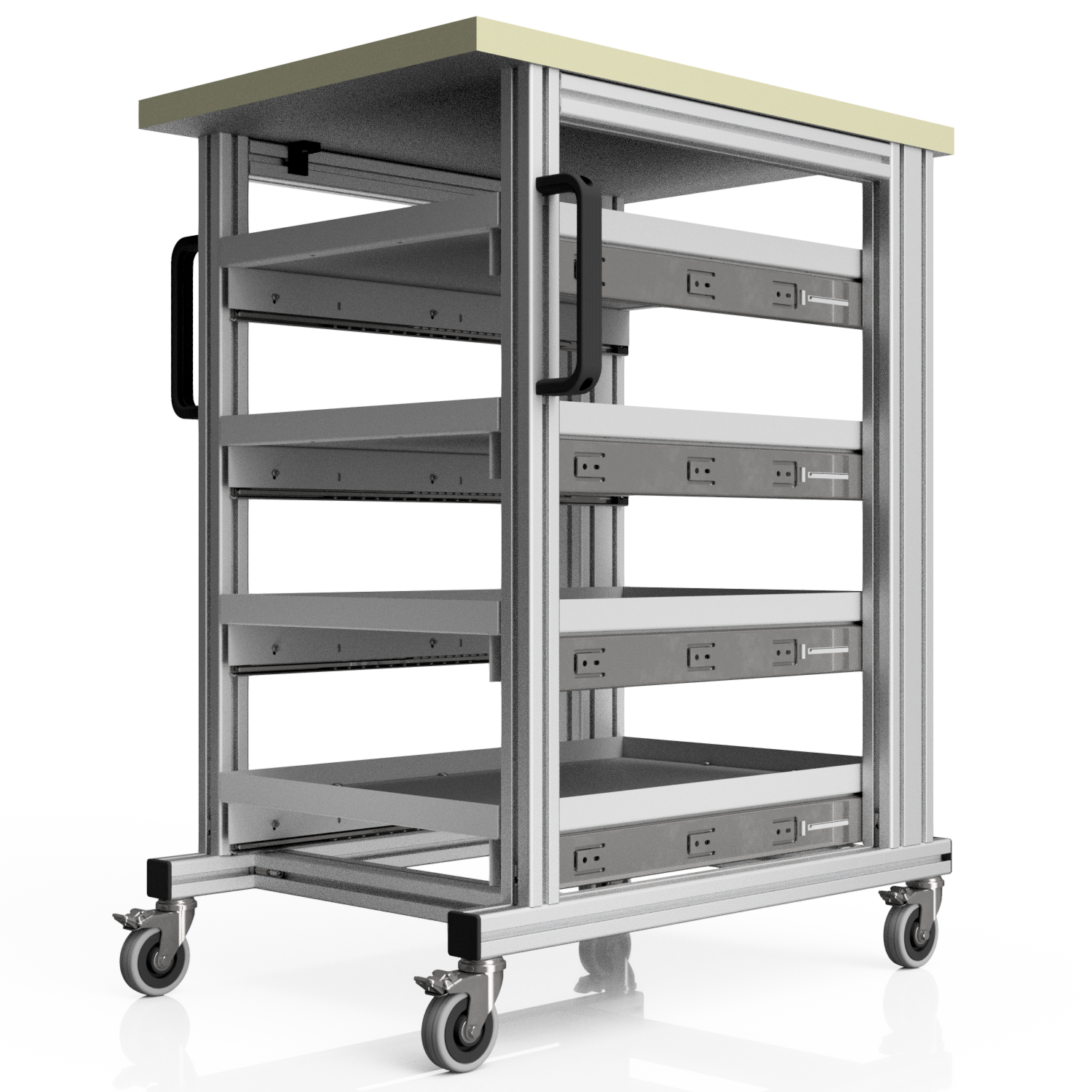 Systemtisch Pro Basismodul 51x72cm für Eurobehälter 