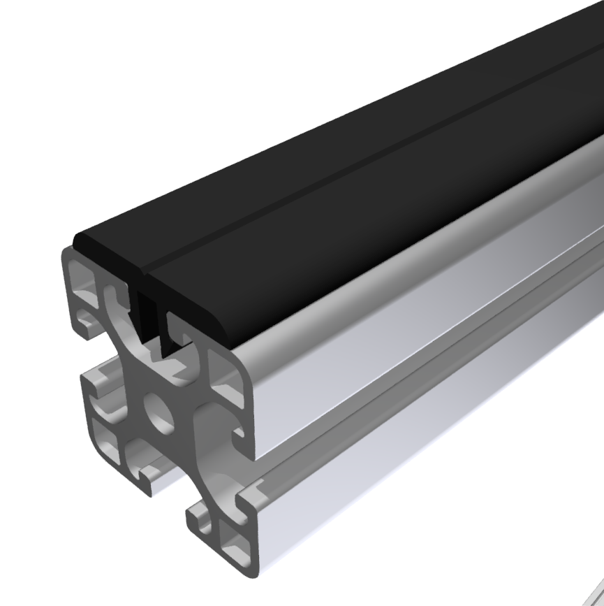 Gleitleiste 8, schwarz Gleitleiste 8, schwarz