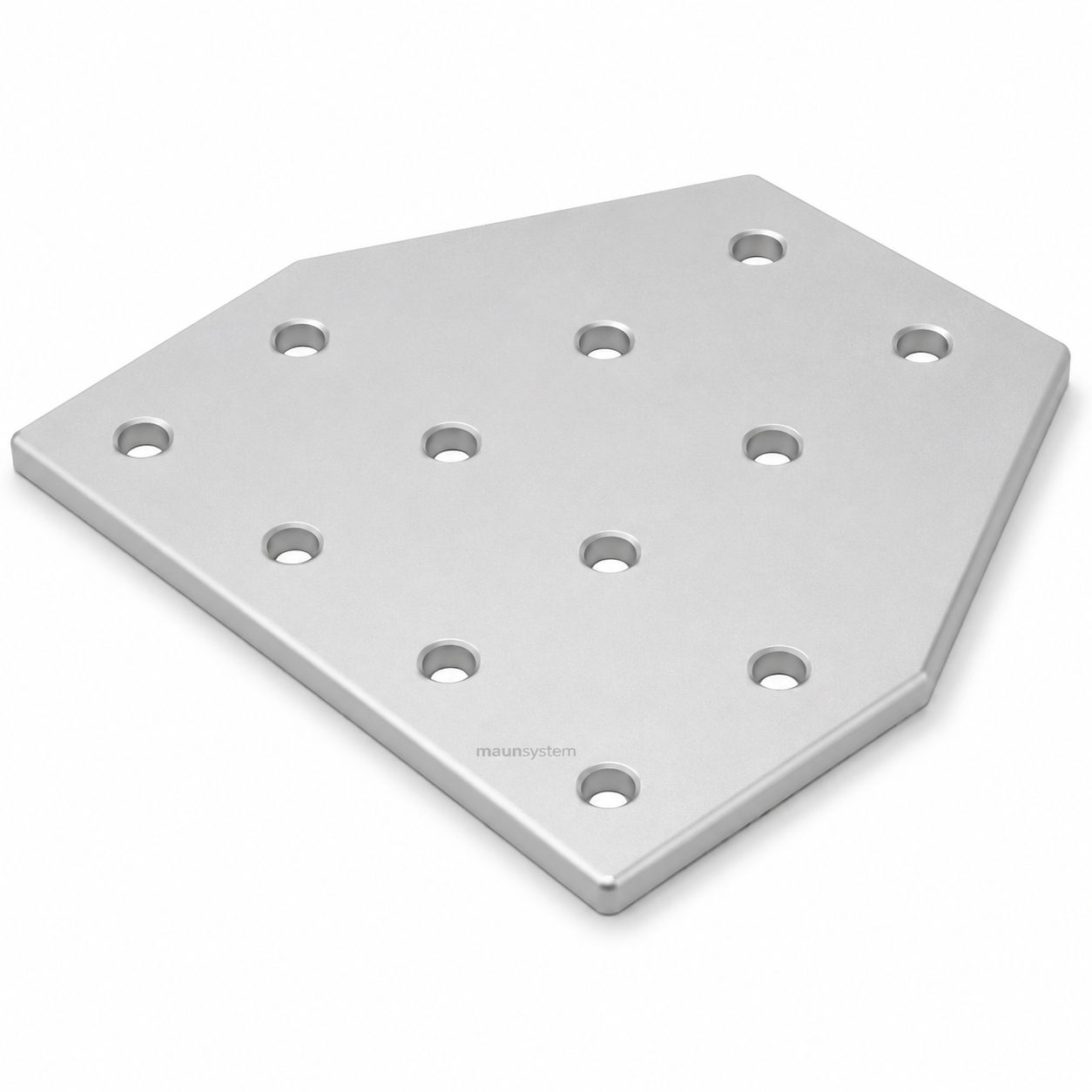 Verbinderplatte T 80x80, eloxiert-6