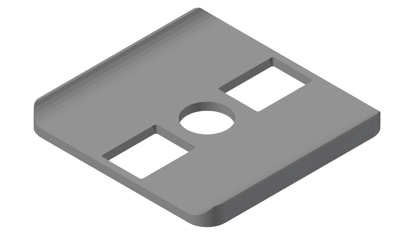 Radien-Dichtung 8 40x40, grau Radien-Dichtung 8 40x40, grau