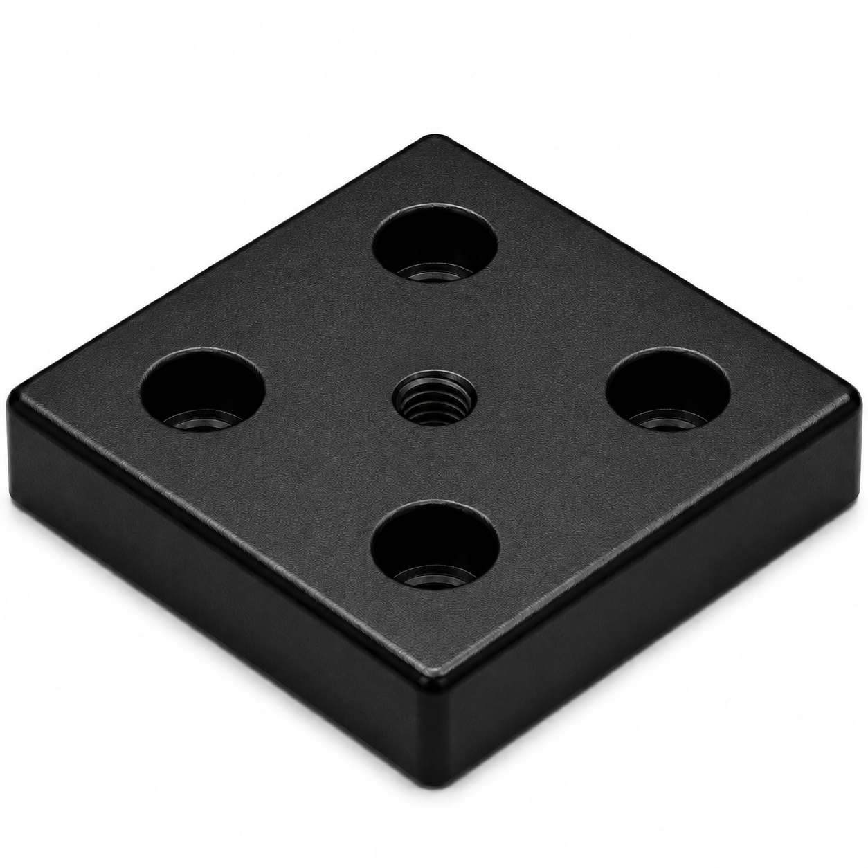 Fußplatte 6 60x60, M8, schwarz