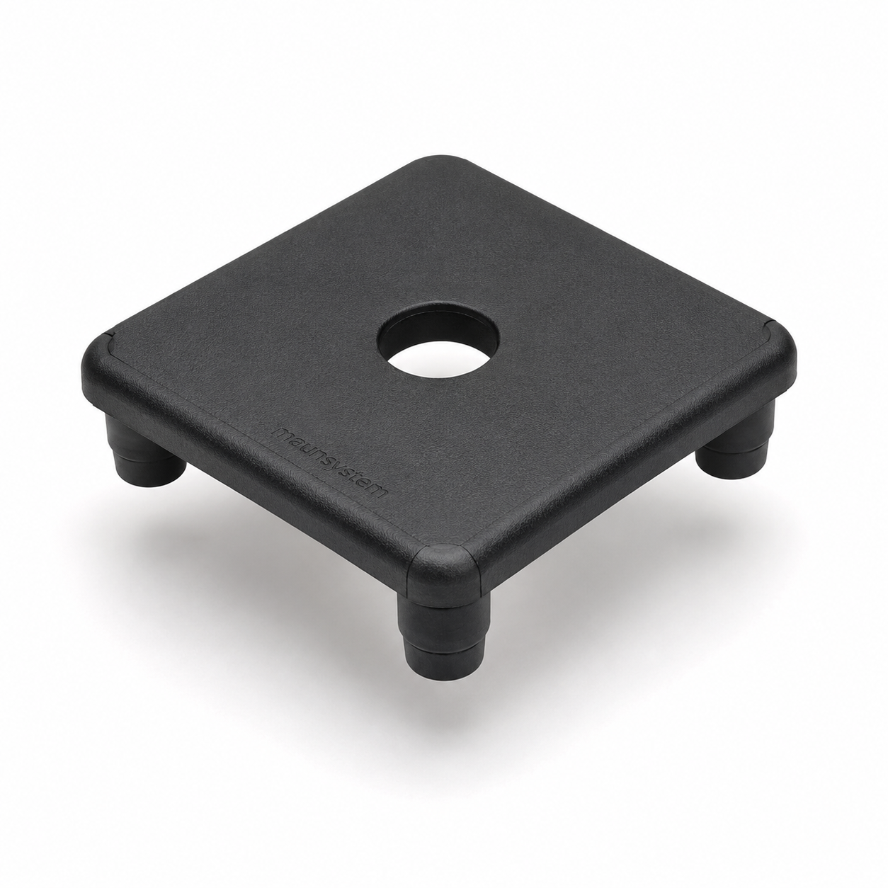 Fuß-Abdeckkappe 8 40x40 leicht, schwarz