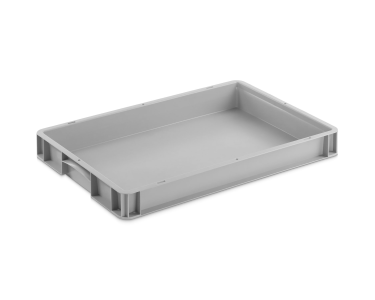 Eurobehälter geschlossen 600 x 400 x 70 mm, grau