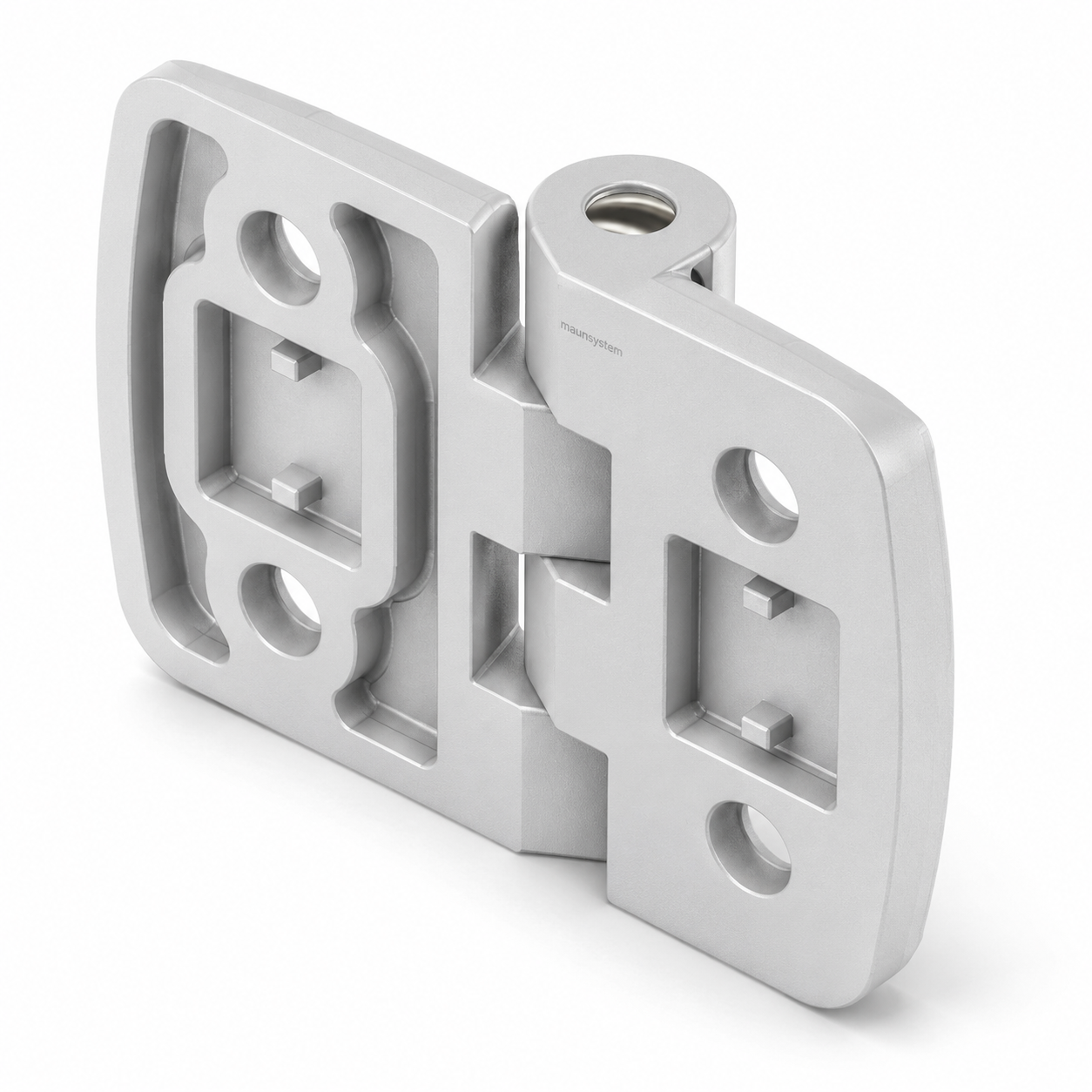 Alu Combi Hinge non detachable 30x45 Al, white aluminium-8/10