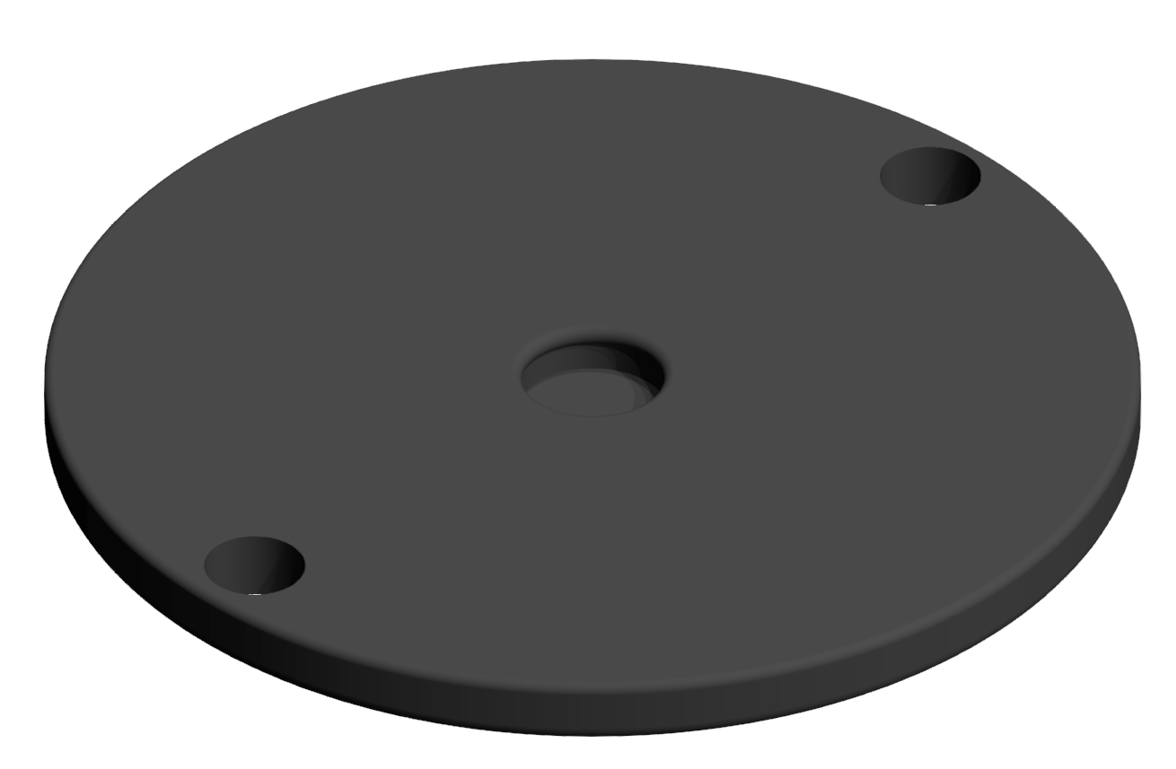 Anti Slip Plate A D120, black