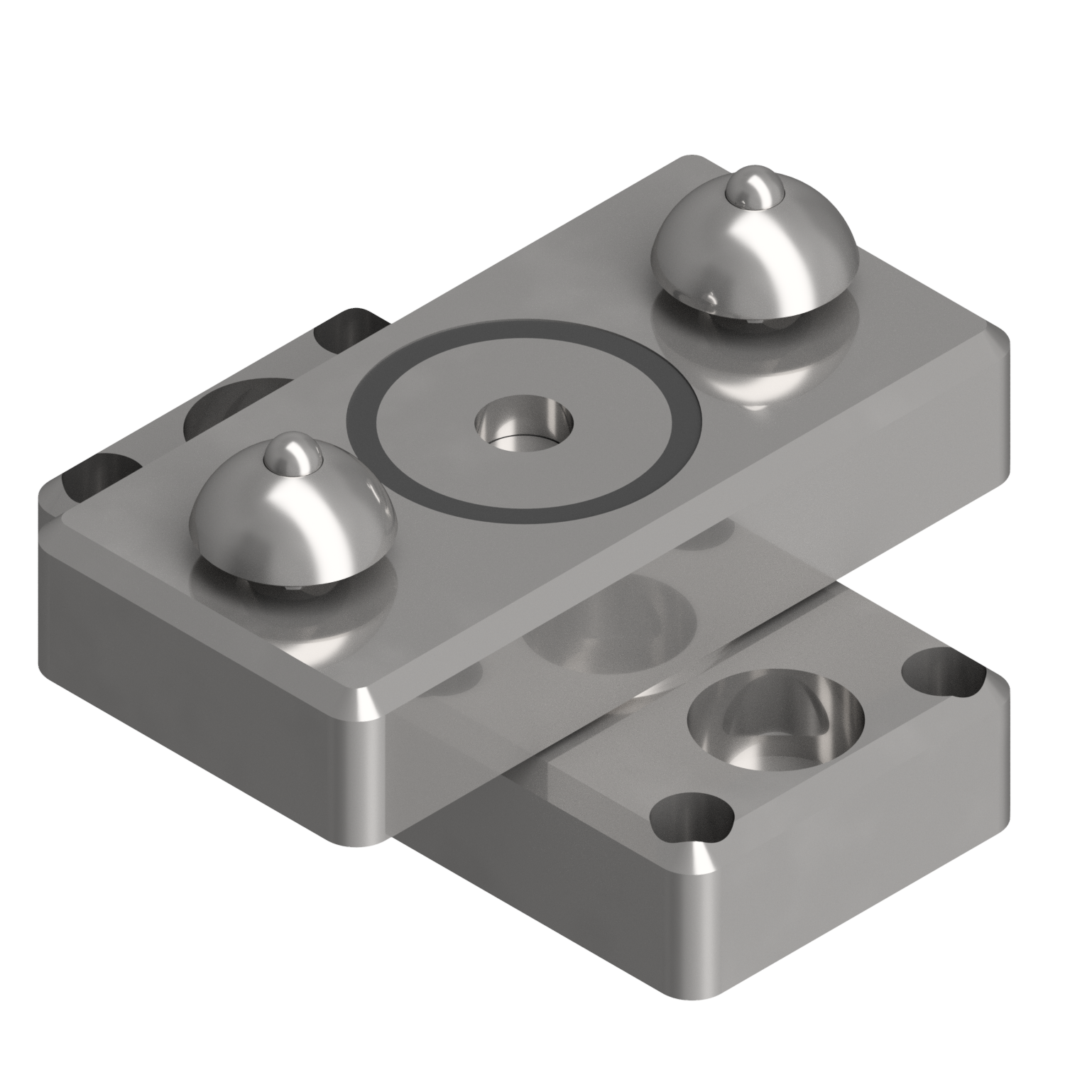 Drehgelenk 8 40, weißaluminium Drehgelenk 8 40, weißaluminium