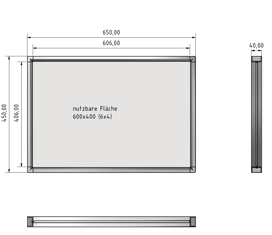 Tray 6x4 ESD