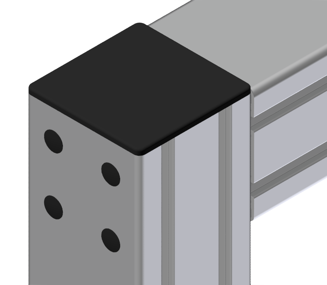 Abdeckkappe 6 D5,5, schwarz