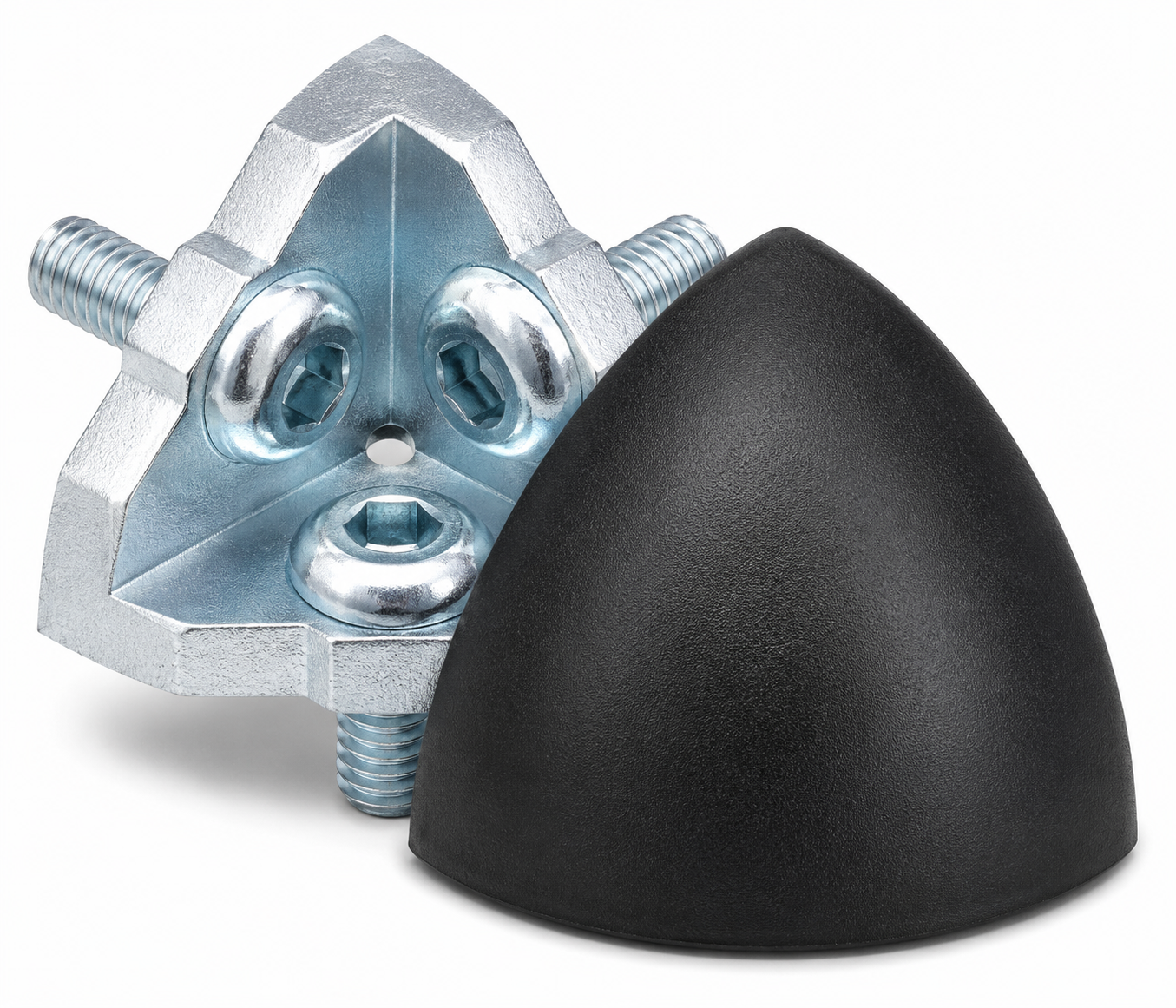 Verbindungssatz 6 R30-90°, schwarz