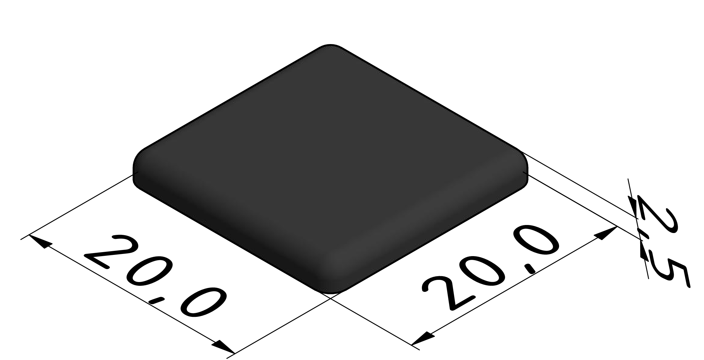 Cap 20x20-6