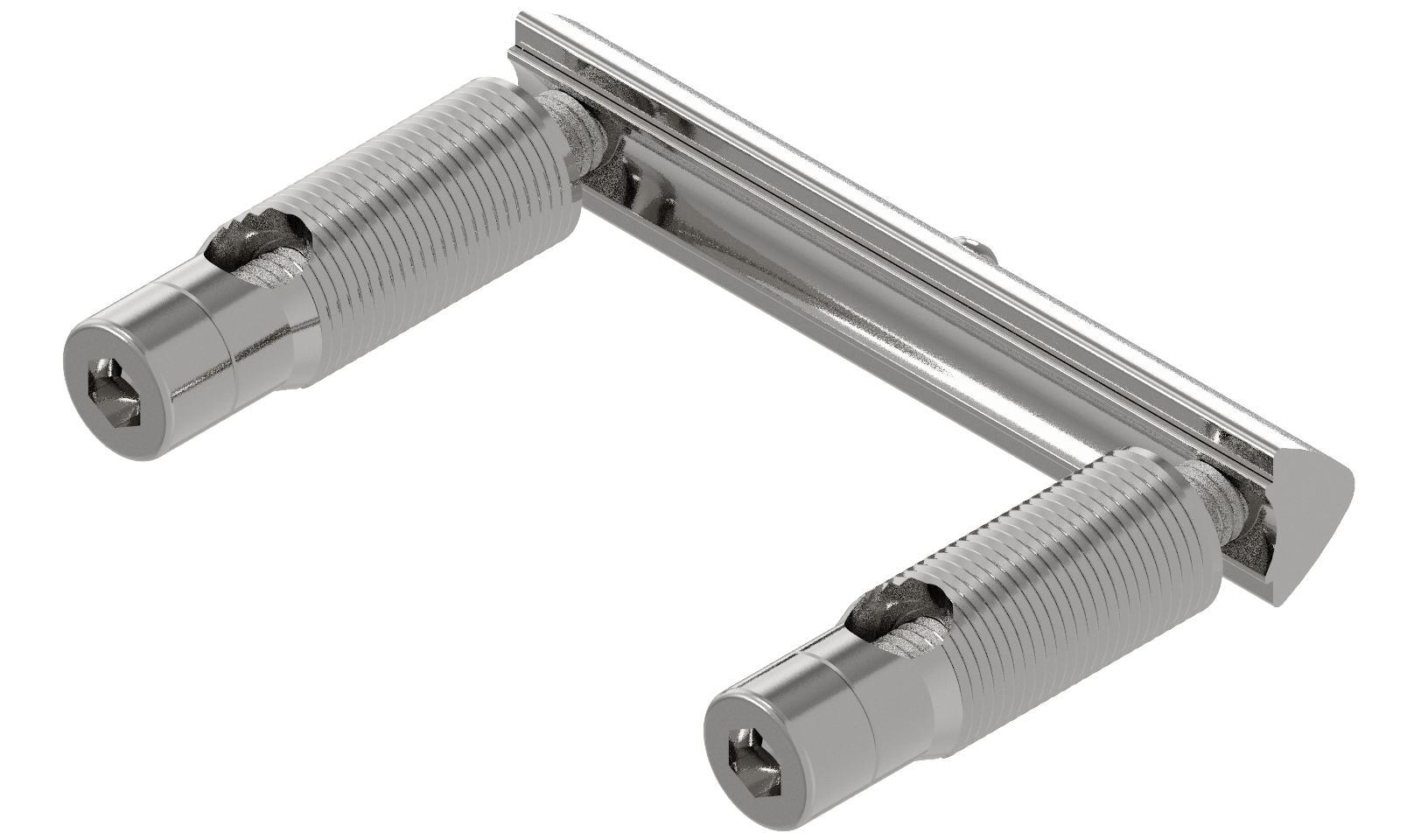 Automatik Fastening Set 8 6 60, bright zinc-plated