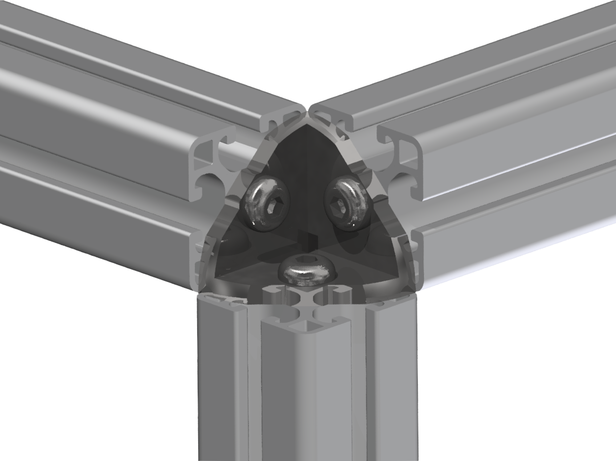 Verbinder 40x40 8, verzinkt