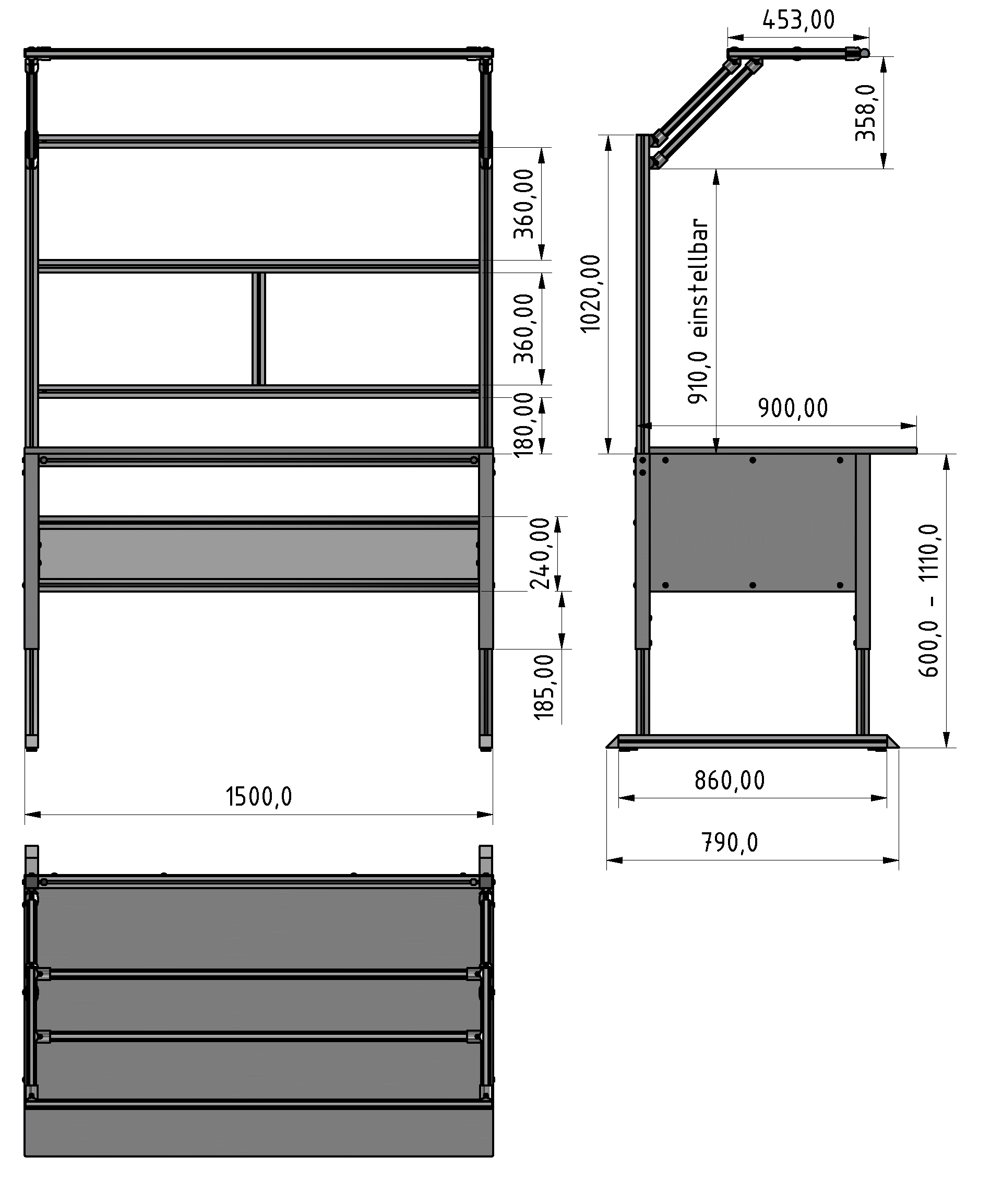 Basic Line plus worktable