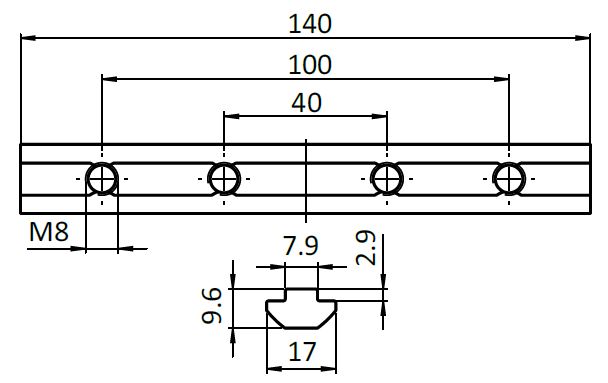 Streckenverbinder 140 Fifo