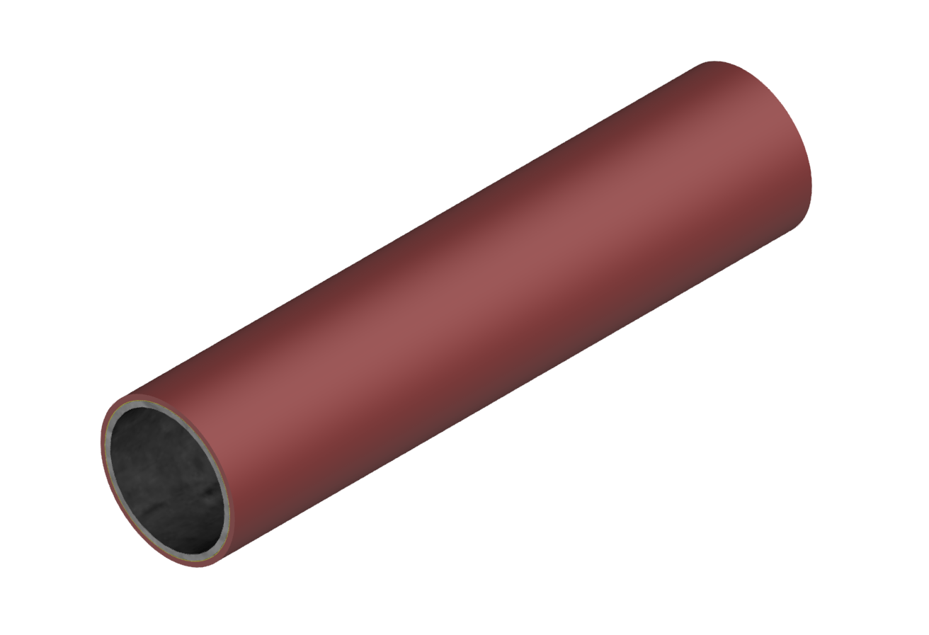 D-Coat-Rohr 1 mm rot D-Coat-Rohr 1 mm rot