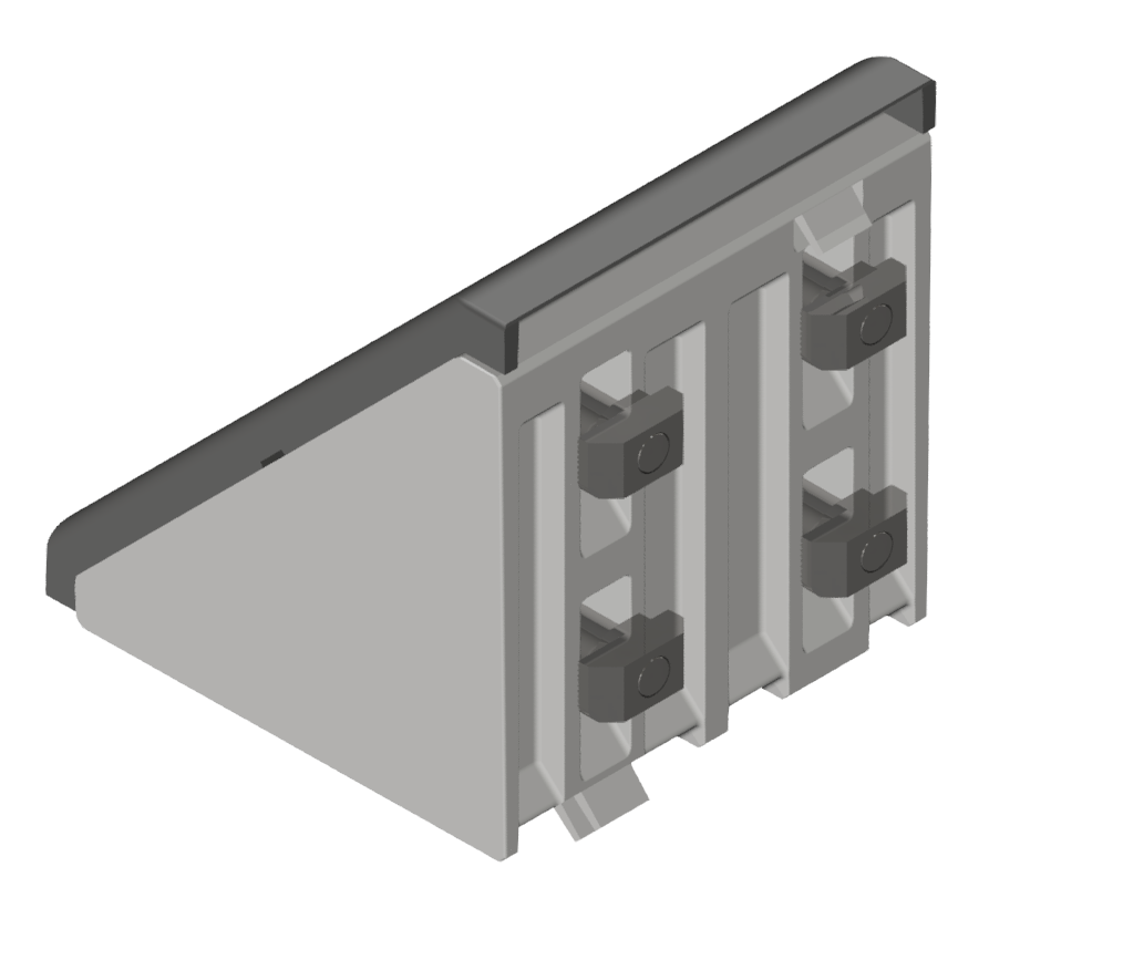 Winkelsatz 90x90, weißaluminium-10