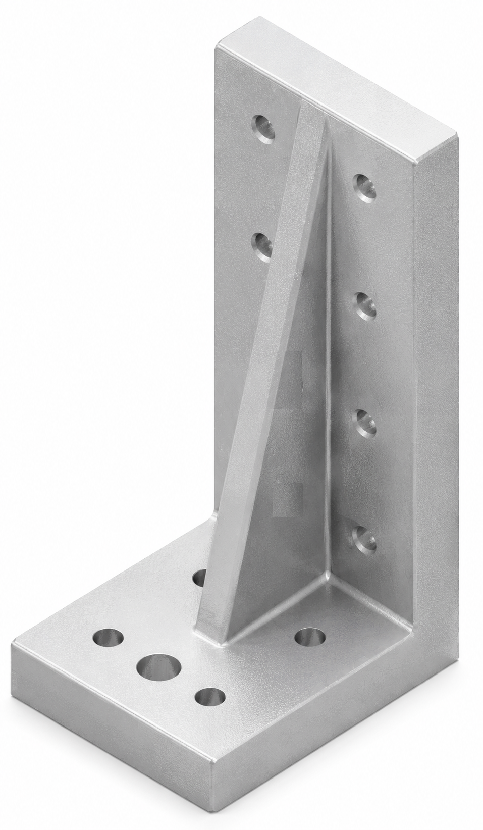 Winkel 8 180x100-80 Al M8, weißaluminium