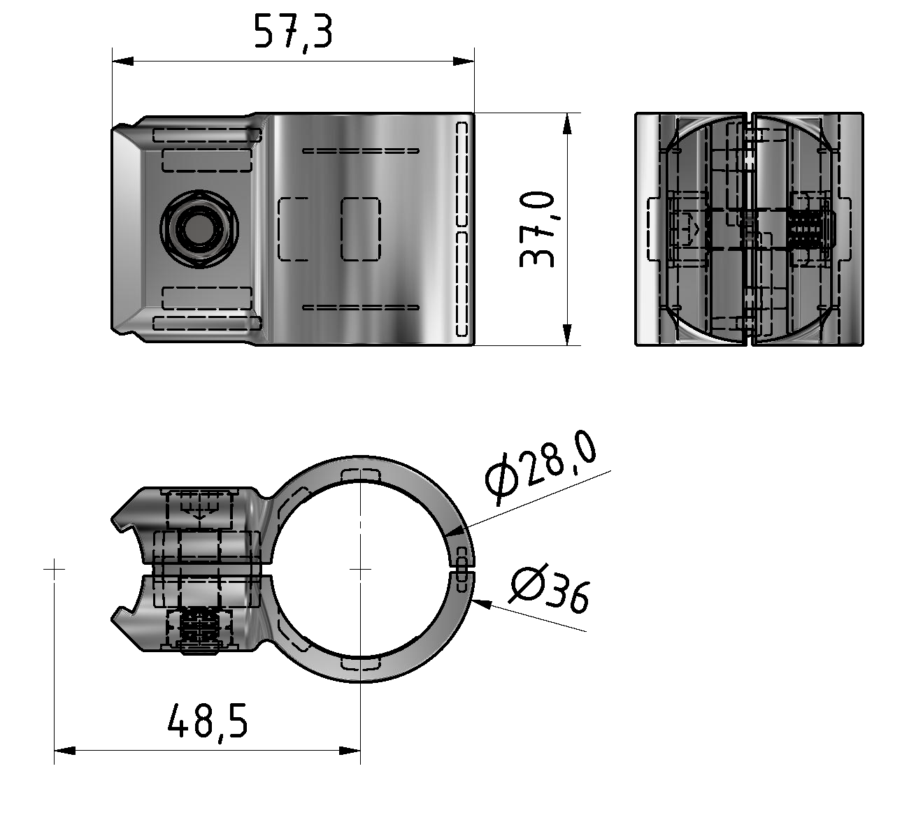 Parallel Clamp Set D28