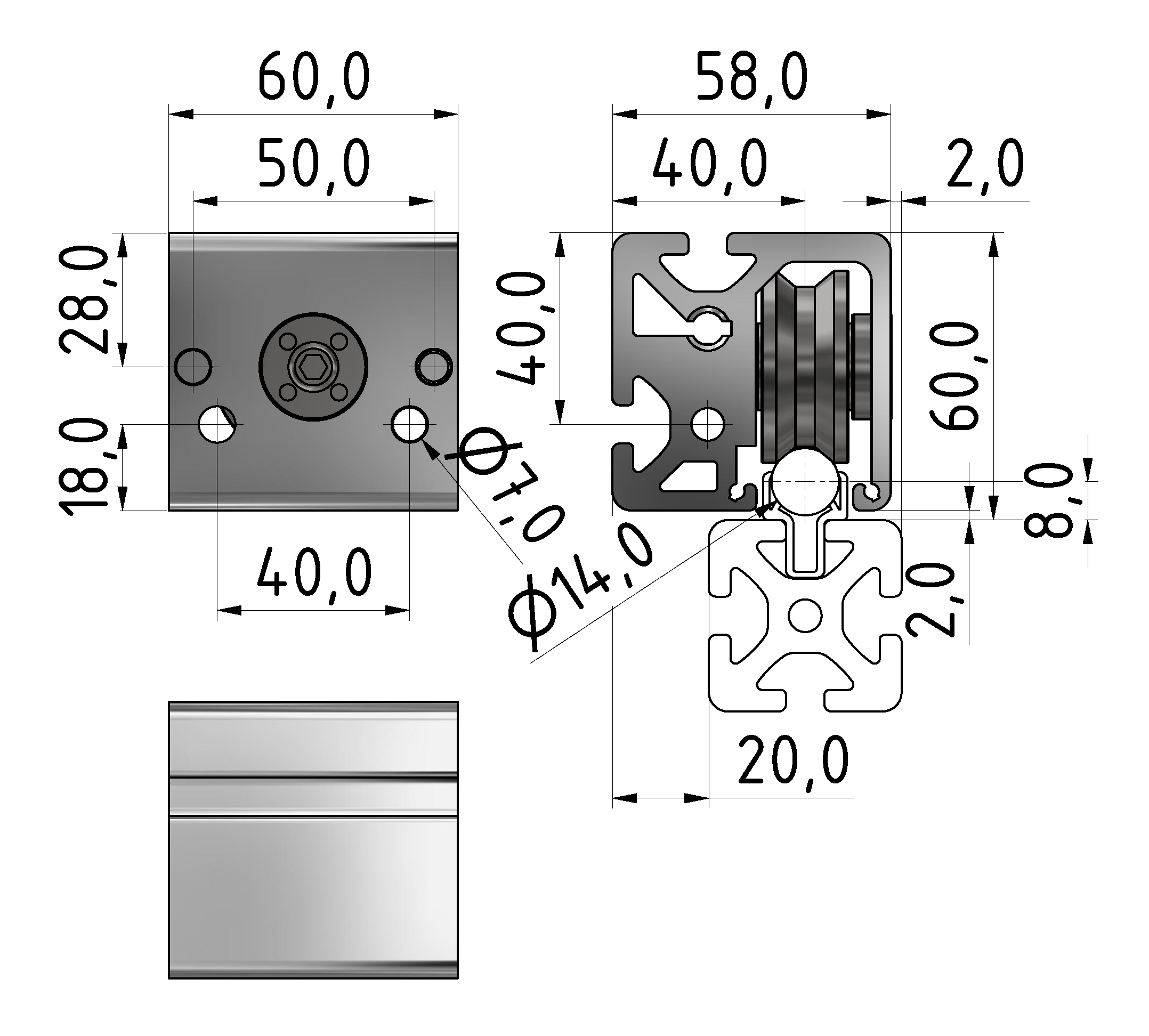 Bearing Unit 8 D14 e