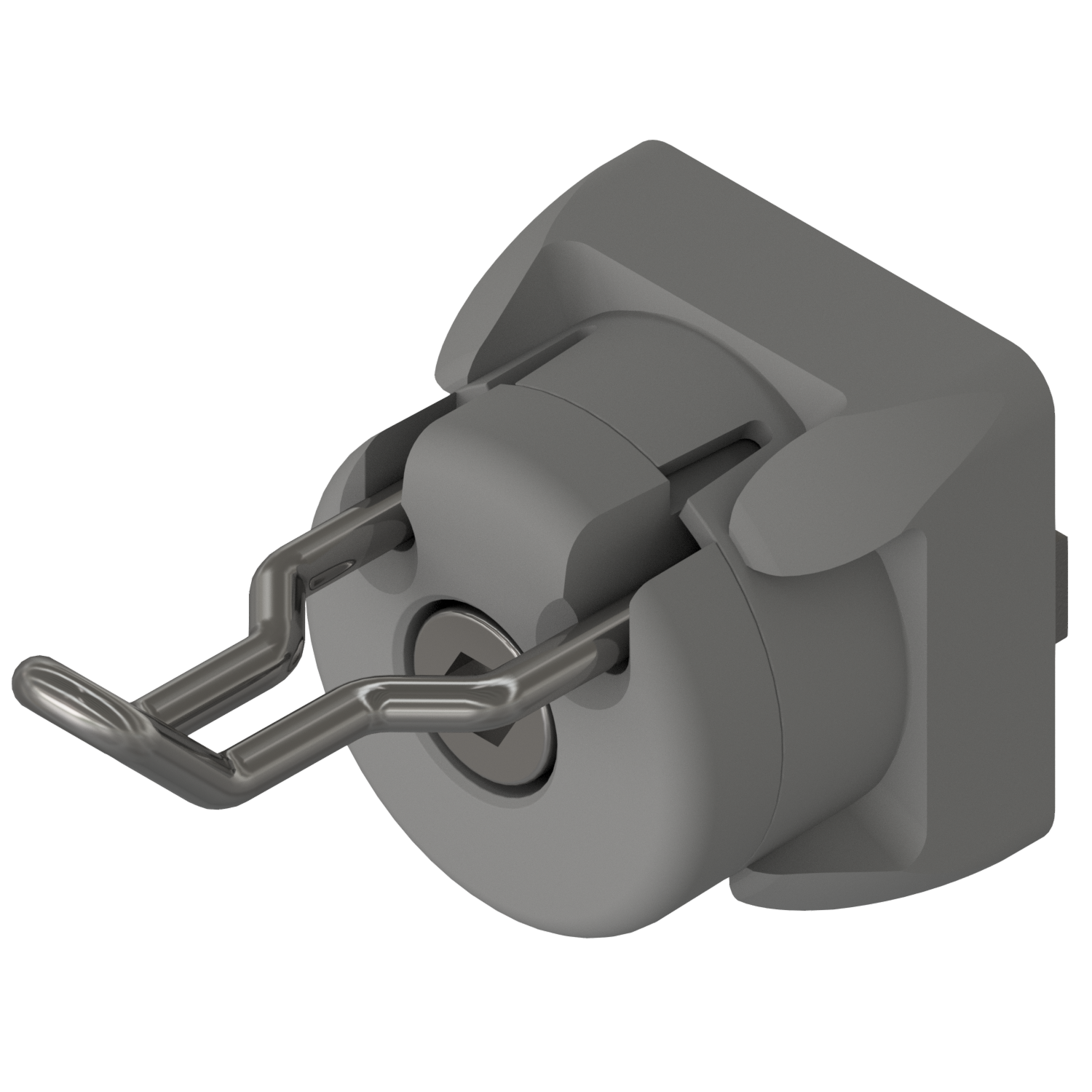 Hook 8 40x20, grey similar to RAL 7042 Hook 8 40x20, grey similar to RAL 7042