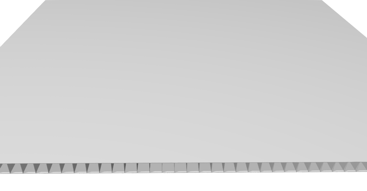 Stegplatte 4,5 mm PP, weiß Stegplatte 4,5 mm PP, weiß