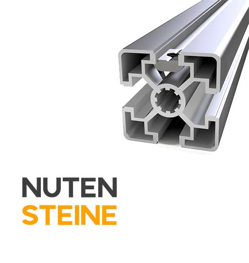 Aluprofil Zubehör: Nutensteine