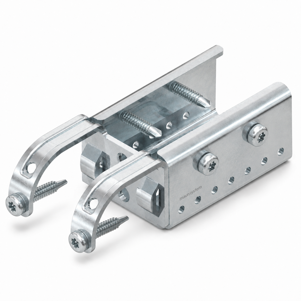 Holding Bracket round outside Set Alu-D28