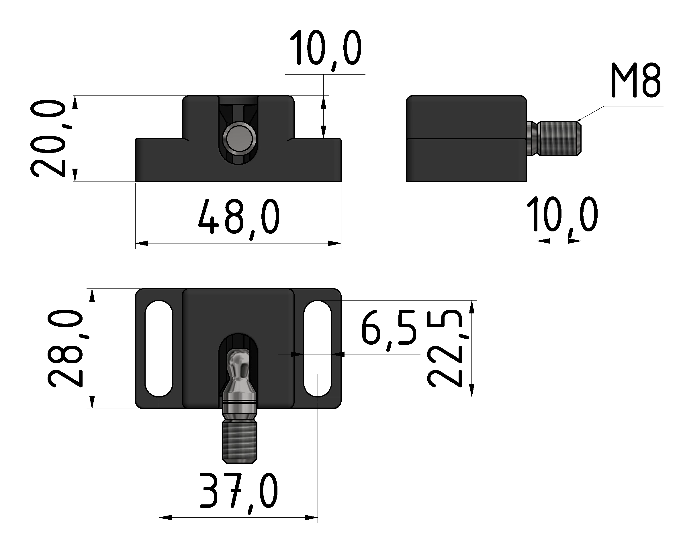 Ball Latch 8 PA