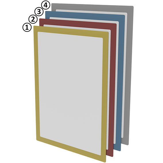 Magnetisches DIN A4 Dokumentenfenster