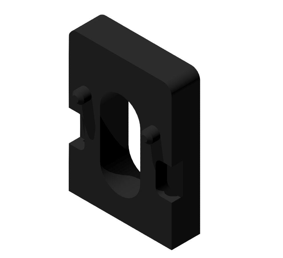 Uniblock Distanzstück 830 5mm, schwarz Uniblock Distanzstück 830 5mm, schwarz