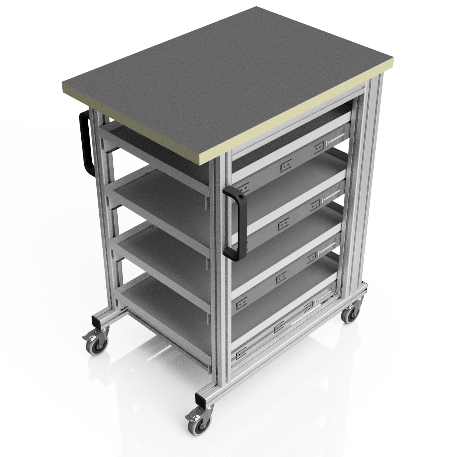 Systemtisch Pro Basismodul 51x72cm für Eurobehälter 
