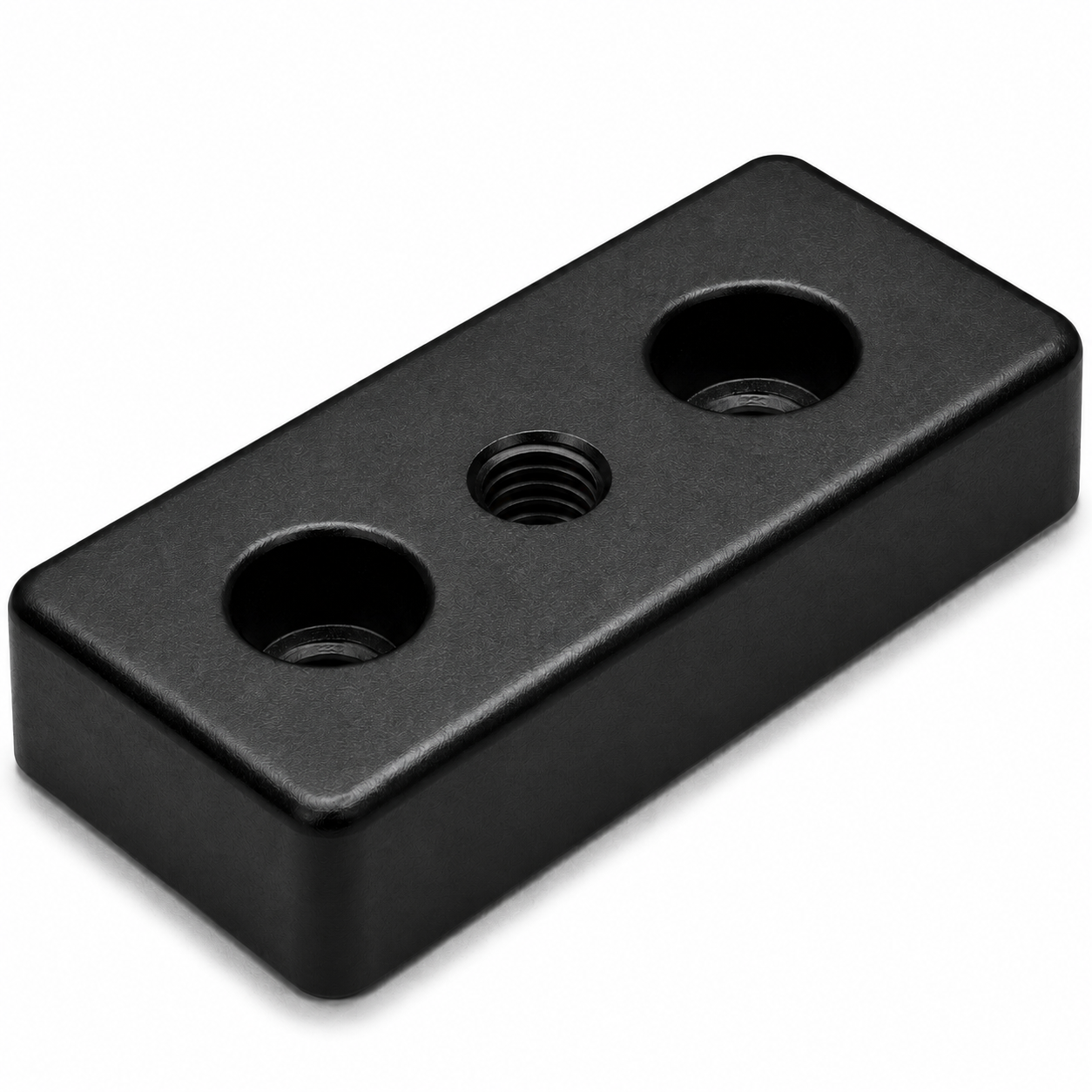 Fußplatte 8 80x40, M10, schwarz
