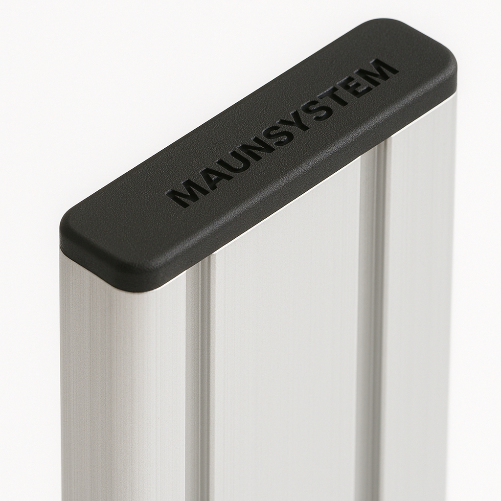 Abdeckkappe 8 80x16, schwarz