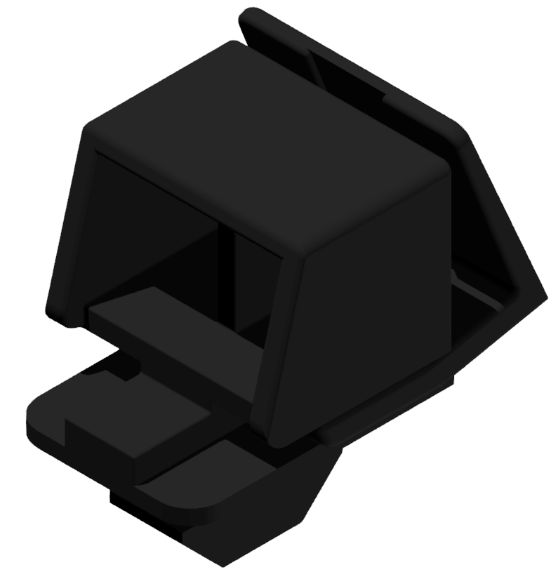 Klemm-Multiblock 8 PA, schwarz