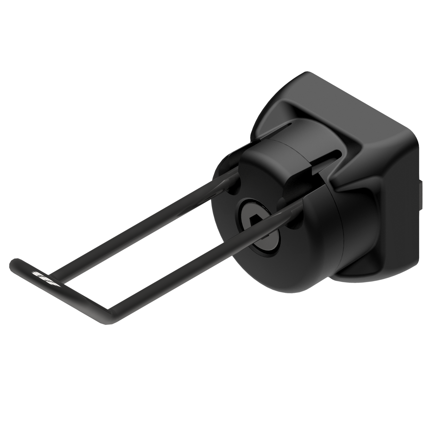 Hook 8 80x20, black similar to RAL 9005 Hook 8 80x20, black similar to RAL 9005