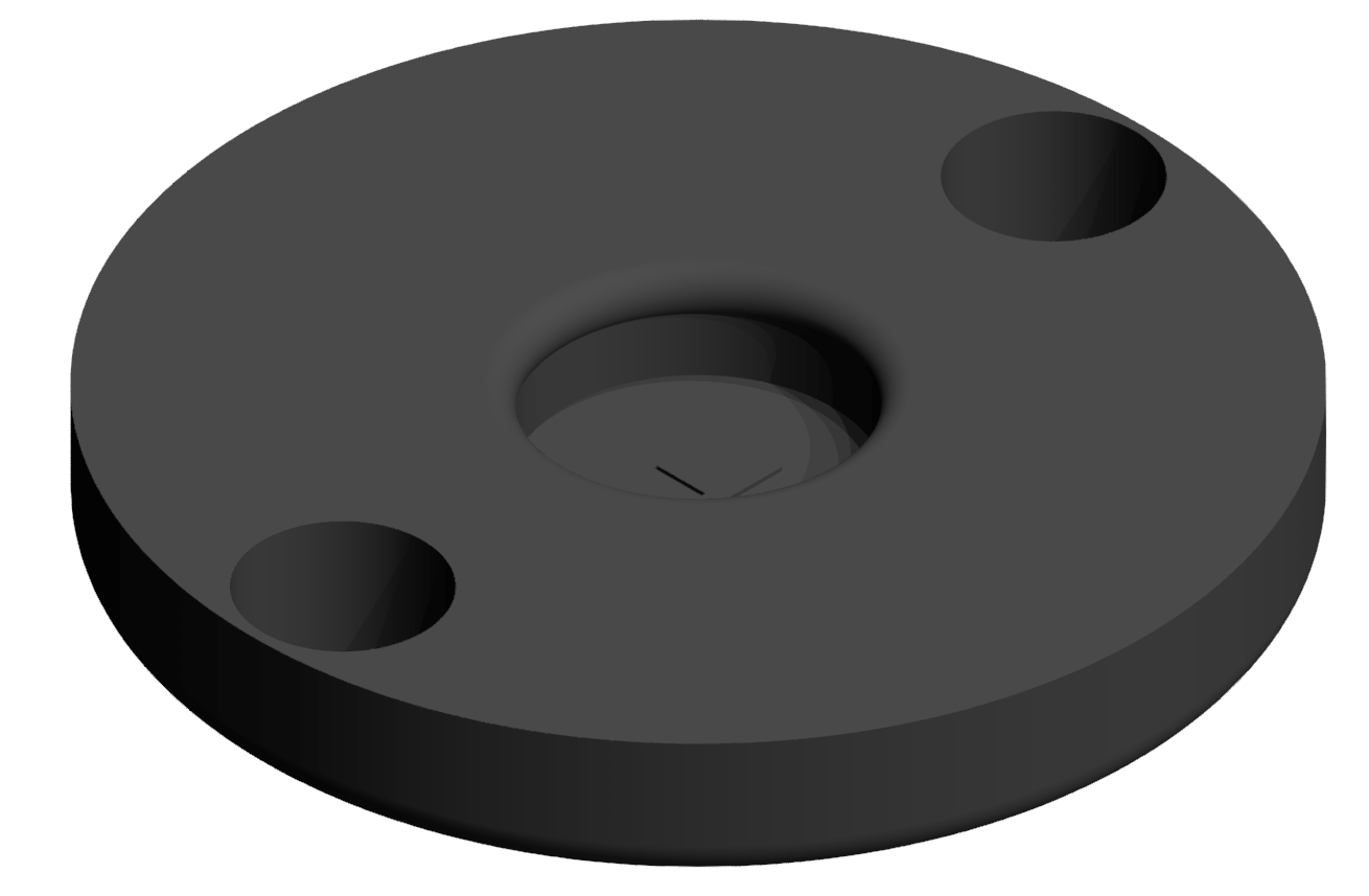 Anti Slip Plate A-B- D60, black