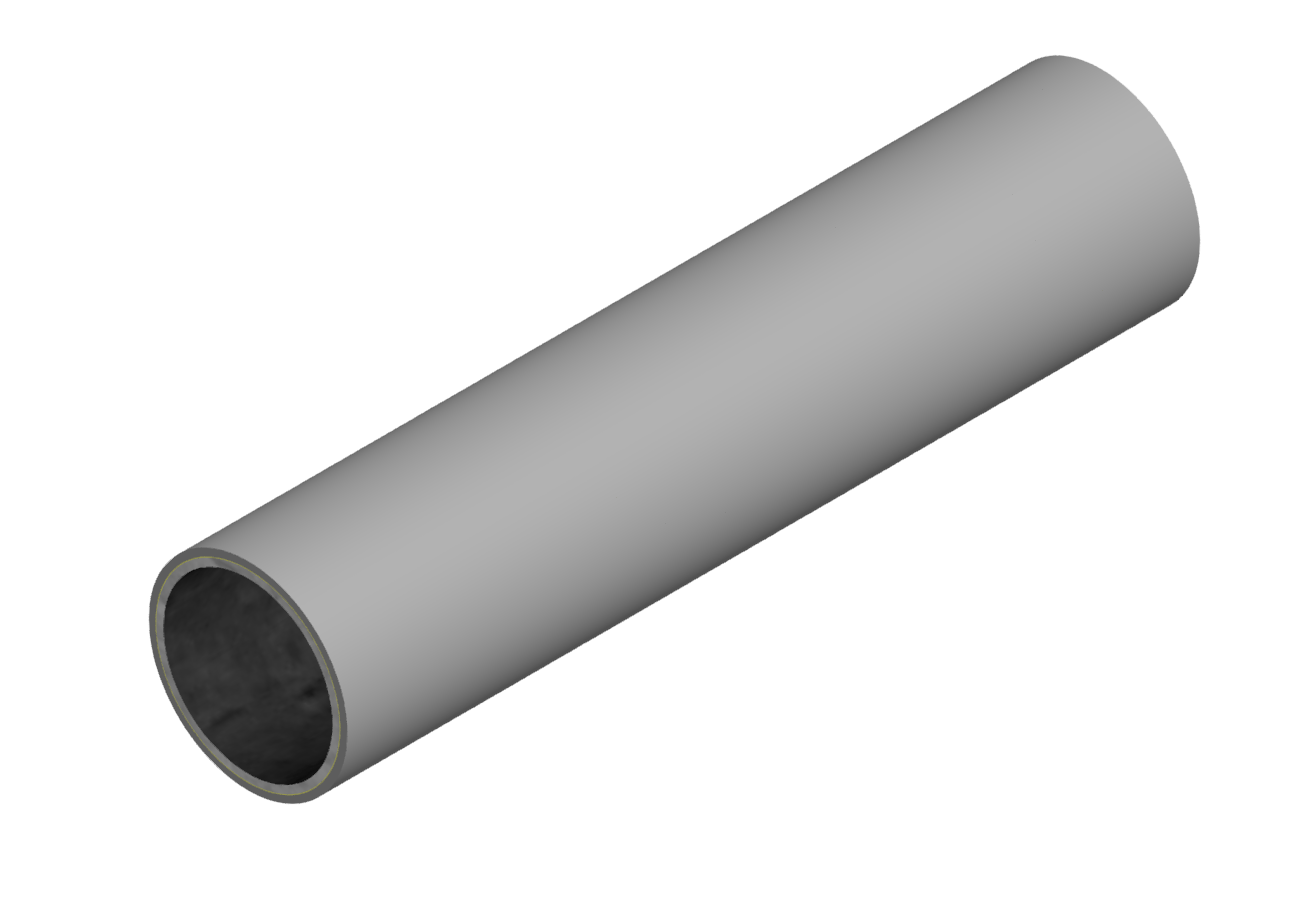 M-Tube 1 mm deep grey