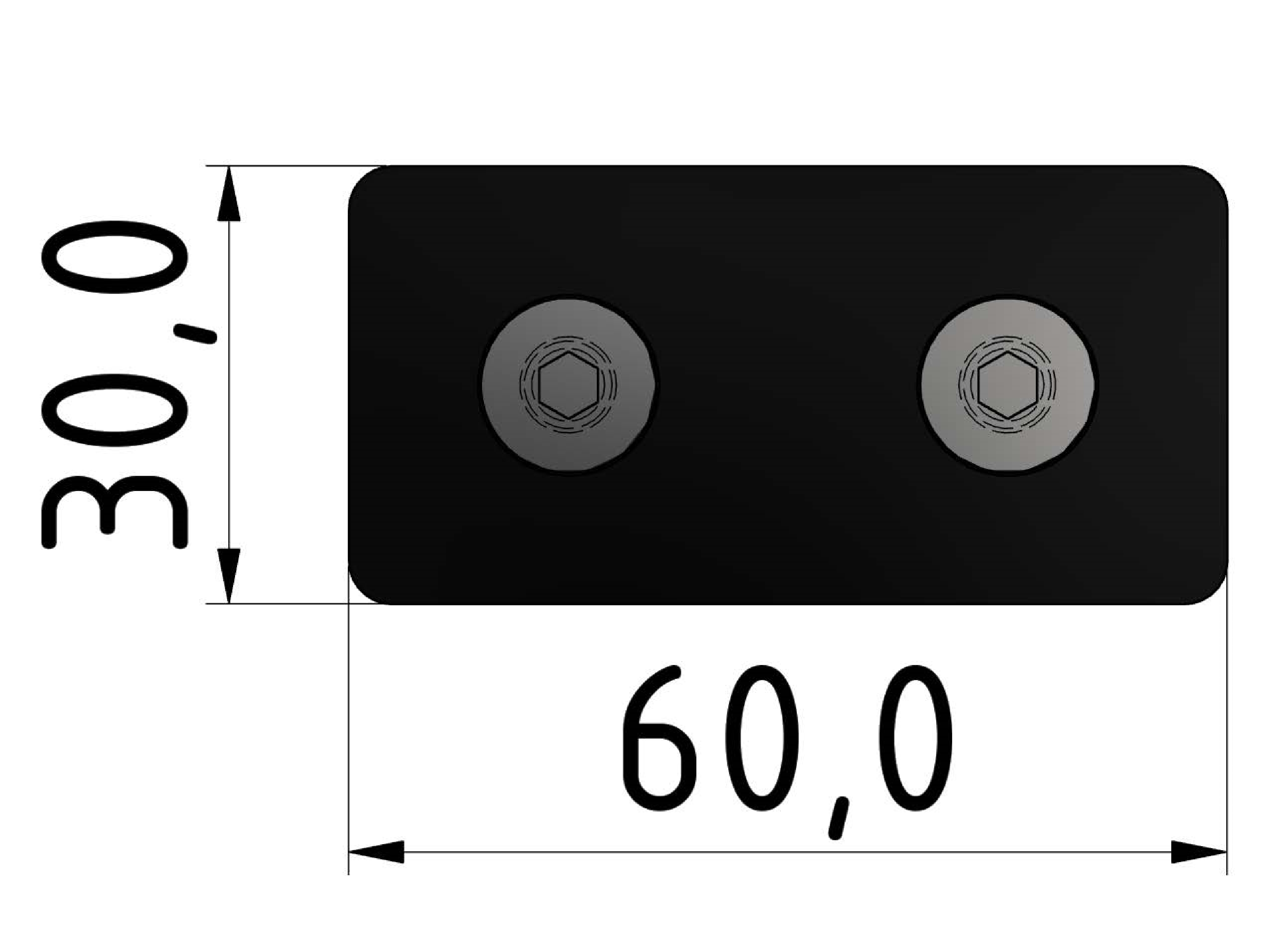 Laschensatz 30 ST, schwarz-8