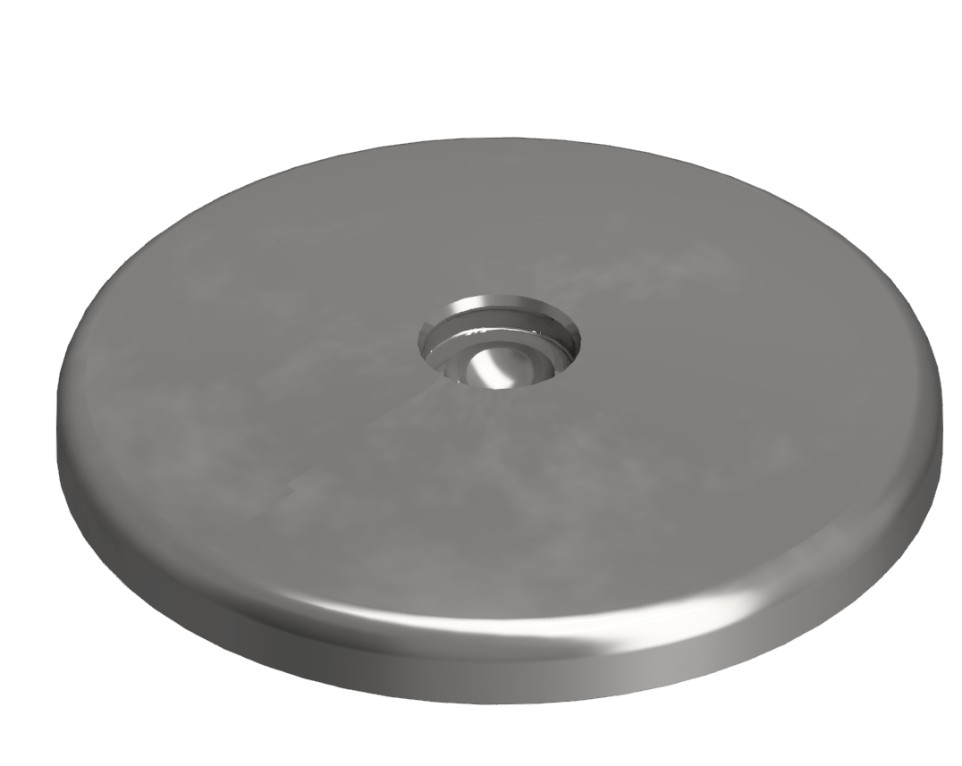 Base A D120, stainless