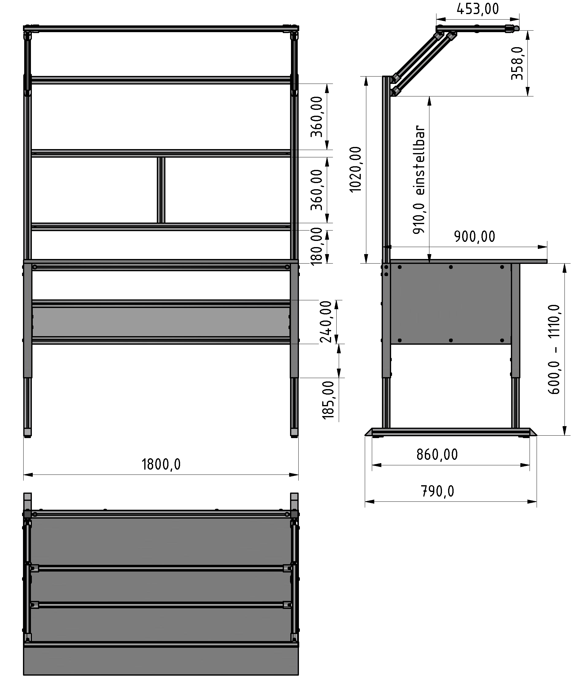 Basic Line plus worktable
