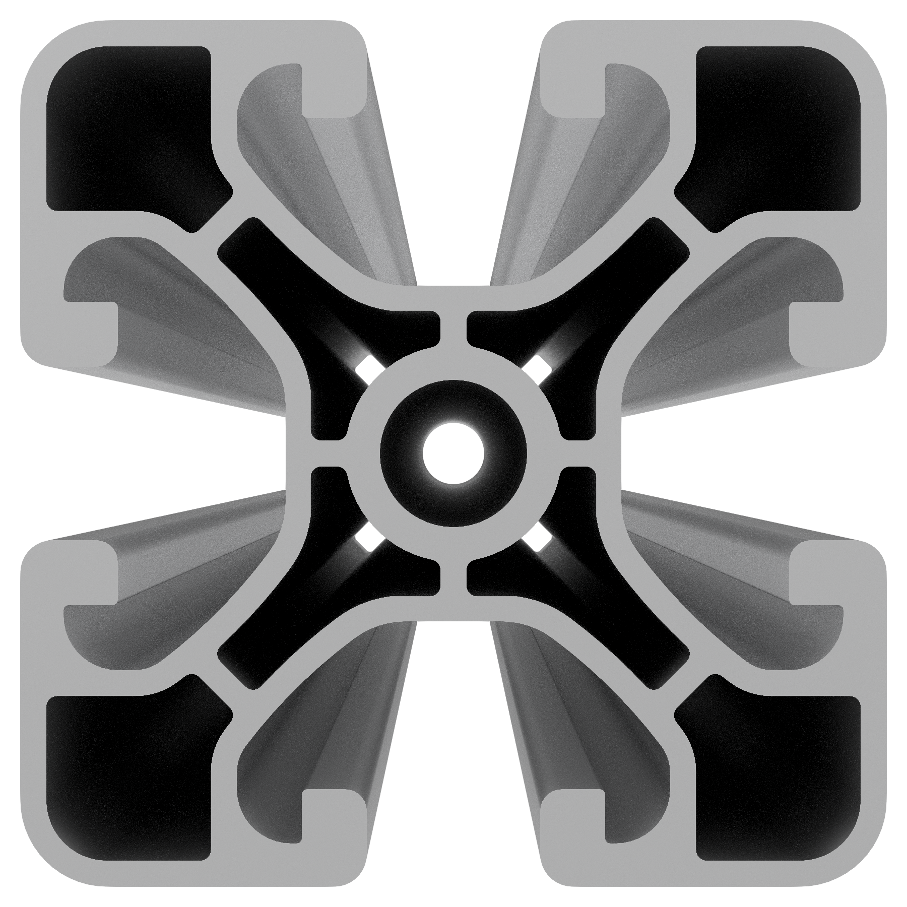 Profil 8 40x40 E, natur