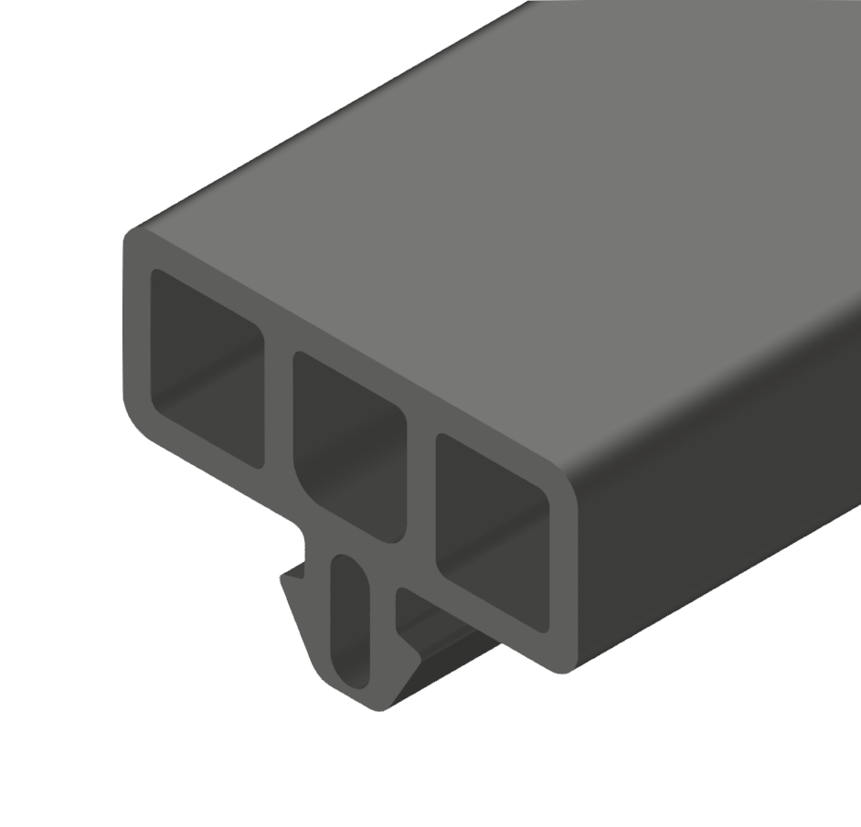 Schutzprofil 8 40x16, schwarz