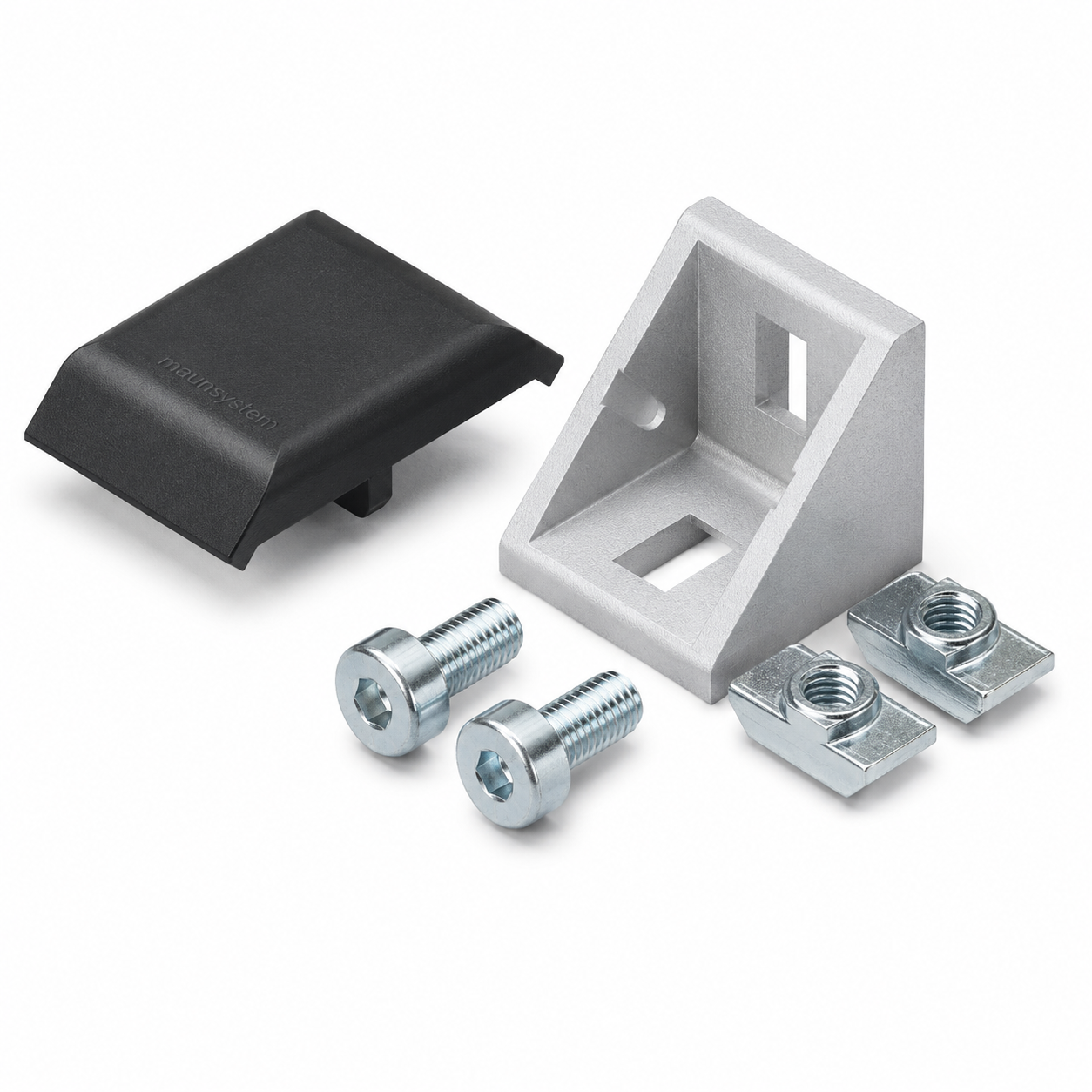 Winkelsatz 20x20, weißaluminium-8